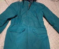 Regatta teal green blue lined raincoat, 11/12 yrs