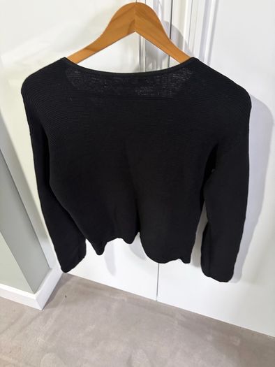 Naf Naf Black Cardi Top