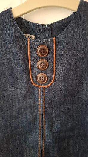 Next dark denim pinafore