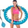Weighted Hula Hoop, 24 Detachable Knots,Lightweight Adjustable Hula Ring Hoops for Adults and Children Fitness Exercise and Fun. Image 3