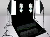 3m x 6m Black Screen SoftBox Light Kit