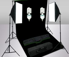 3m x 6m Black Screen SoftBox Light Kit