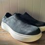 Womens shoes casual black Nubuk Tsubo leather platform sole size 6 Image 2