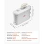 Macerator Pump, 500W, 110 L/min(29 GPM) Flow, 26 ft/8 m Head, Macerator Sewerage Toilet Pump with 4 Water Inlets, Waste Water Disposal Upflush Machine Image 5