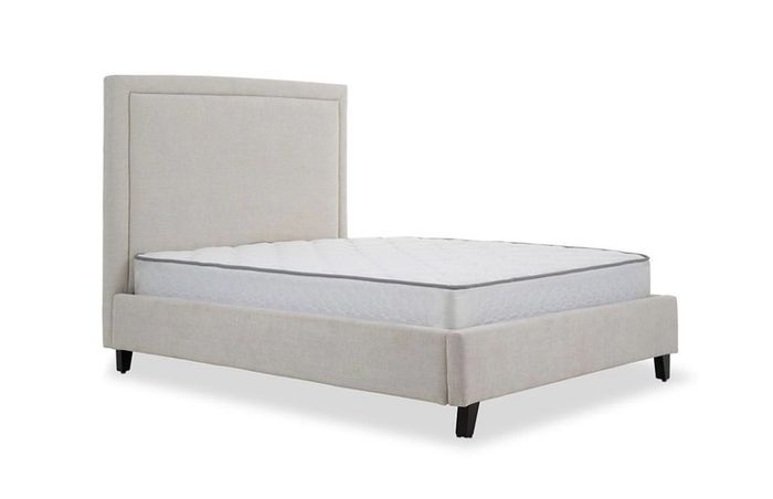 Beige Fabric Super King 6' Bedframe