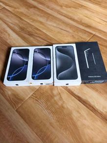2 x iphone 16 pro empty boxes 15 pro max box and s25 ultra box