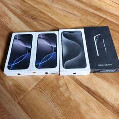 2 x iphone 16 pro empty boxes 15 pro max box and s25 ultra box