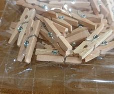 Craft Miniature Wooden Clothes Pegs