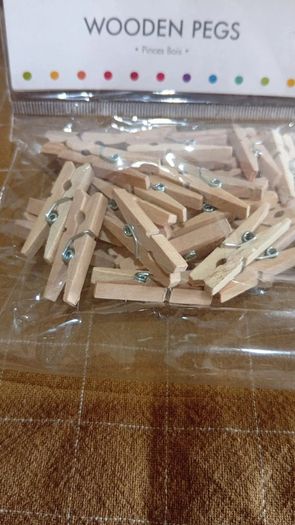 Craft Miniature Wooden Clothes Pegs
