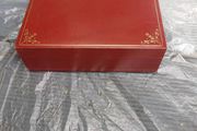 Vintage Wooden Card Box / Powers Irish Whiskey &amp; Piatnik Twin Deck Set