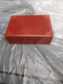Vintage Wooden Card Box / Powers Irish Whiskey & Piatnik Twin Deck Set