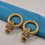 Christian Dior clip earrings Image 3