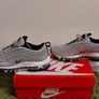 Nike Air Max 97 OG Silver Bullet (2022) Size UK-4.5/EUR-37.5 Model: 918890-001 Metallic Silver/Varsity Red-White-Black-2022 Image 6