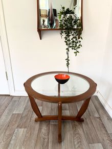 Vintage Retro Mid Century Teak and Beech Coffee Table