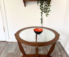 Vintage Retro Mid Century Teak and Beech Coffee Table