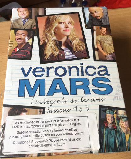 Veronica Mars. Seasons 1-3 DvD Boxed Set. Unplayed.
