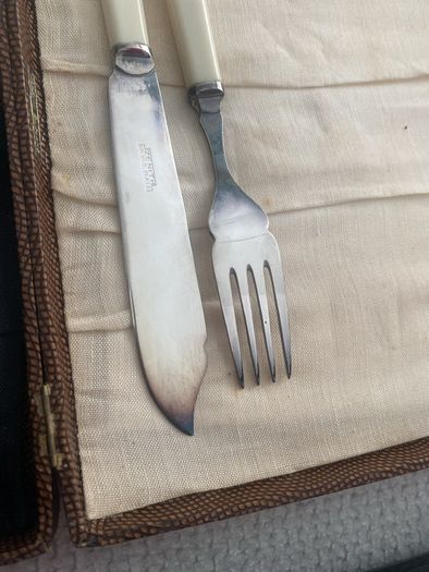 Antique Cutlery Fish Eating Cutlery Set