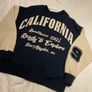 Girls Zara varsity bomber jacket navy cream 10 11 12 Image 5