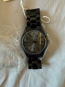 Brand new Timothy Stone watch, black, with box