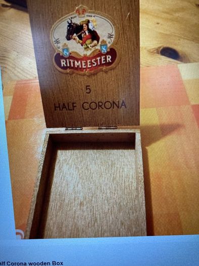Ritmeester 5 Half Corona Wooden Box