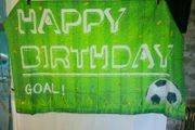 Football Happy Birthday Banner