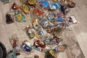 large collection of McDonald's toys
