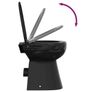 Rimless Toilet 7 cm, Black Image 7
