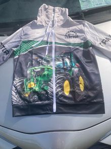 Tractor themed jacket