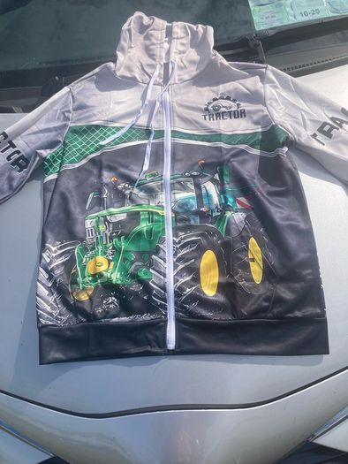 Tractor themed jacket