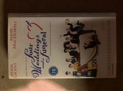 Four weddings and a funeral VHS