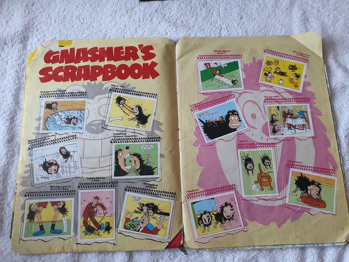 Beano Sticker Book 98% Full + Spare Book about 50% full