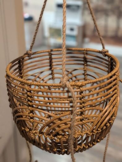 Rattan planter/ basket