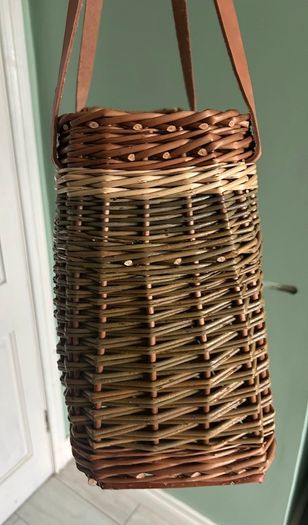 Saille Handmade woven willow 3 colour tote basket