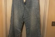 Wide leg jeans