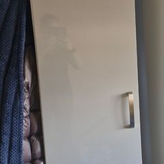 Slim Grey gloss door wardrobe