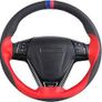 Anti-slip Soft Artificial Leather Car Steering Wheel Cover 38cm steering-wheel With Needles And Thread Auto Interior Accessories Image 3