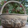 Vintage Continental Embossed Silver Plated Large Basket Image 6