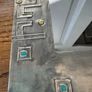 Handcrafted Pewter Square Mirror Image 3