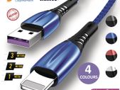 1m/2m/3m Long Lightning iPhone Charger for Apple iPhone 12 11 X 6 5 7 8 USB Cable