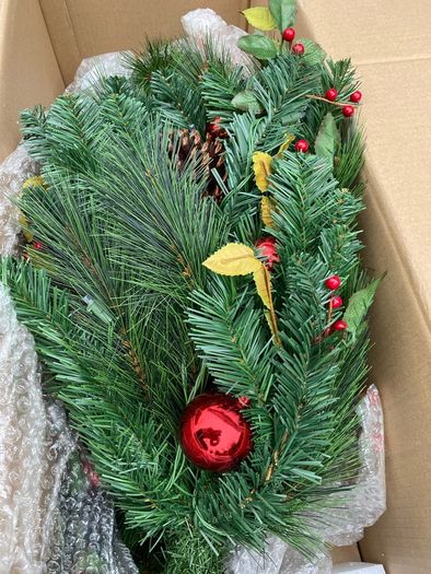 Job  lots of  high quality Xmas decorations incl Xmas trees x 2!