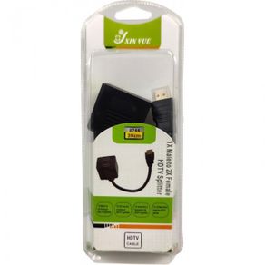 HDMI 2-Way Y Splitter Cable 1 Male to 2 Female HDMI Adapter