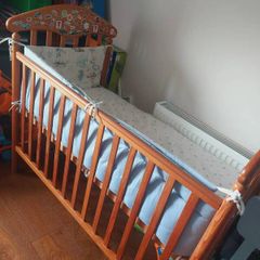 Baby cot with accessories