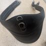 Fairfax black leather saddle with girth. High quality black leather Fairfax saddle in great condition. Comes with a matching girth as shown in the photos. Perfect for everyday riding or training. Image 7