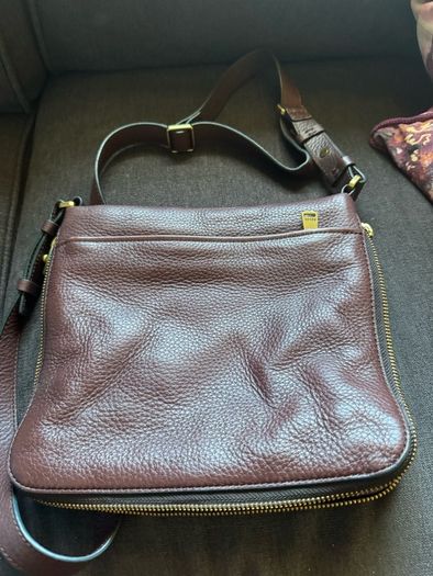 Fossil leather bag