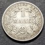 1896 Germany  1 Mark type 2 - small shield / large eagle Silver Image 2