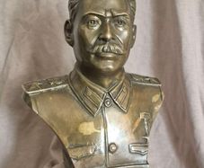 Vintage soviet russian bust of stalin.