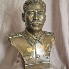 Vintage soviet russian bust of stalin.
