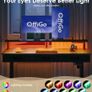 Electric Standing Desk, 120 x 54cm Height Adjustable Desk with 3 Drawers, RGB LED Strip & Charging Station Image 8