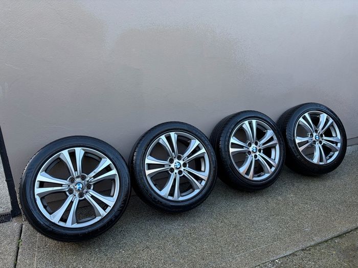 18" Genuine BMW Style 569 Alloy Wheels & Tires Set (5x112)