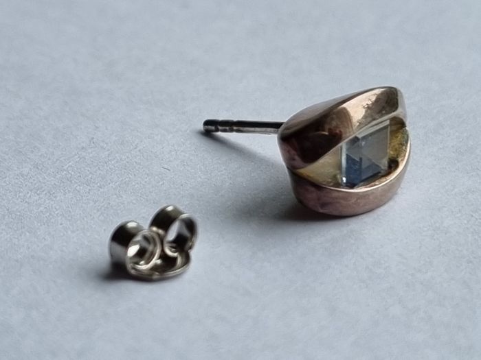 925 silver earrings TOPAZ